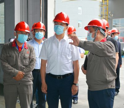 落实防汛工作 筑牢安全防线|潍坊市委书记惠新安调研山东m88官网药业防汛及汛期企业安全生产工作